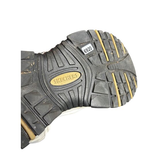 Skechers Sport Mens Lace-Up Walking Shoes Size 11.5 White & Navy Leather/Synthet - Picture 11 of 12